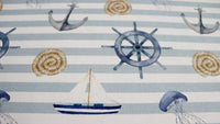 
              Canvas maritim Anker und Boote
            