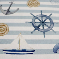 Canvas maritim Anker und Boote
