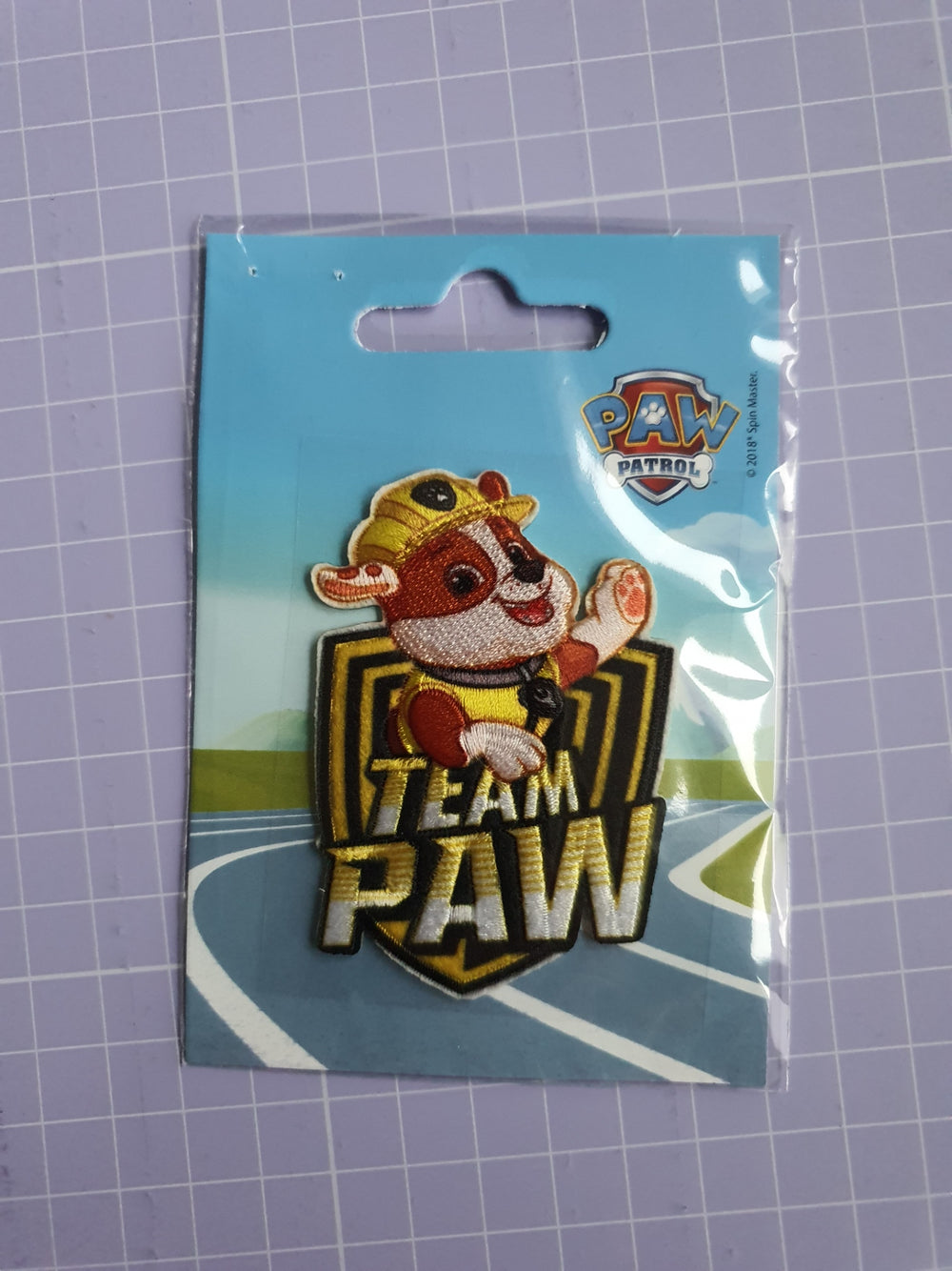 Patch Patches Paw Patrol Rubble Aufbügler