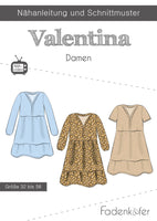 
              Schnittmuster Kleid Valentina Damen Fadenkäfer
            