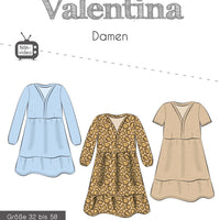 Schnittmuster Kleid Valentina Damen Fadenkäfer