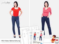 
              Schnittmuster Jeans #1 & Jeans #2 Pattydoo regular waist
            