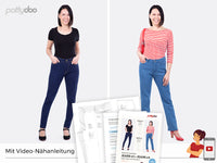 
              Schnittmuster Jeans #3 & Jeans #4 Pattydoo high waist
            