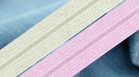 
              Einfaßband elastisch 20mm weiß rosa
            