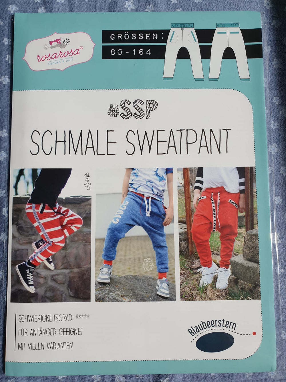 Schnittmuster Sweatpants SSP rosarosa