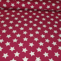 Jersey Stern Sterne groß pink